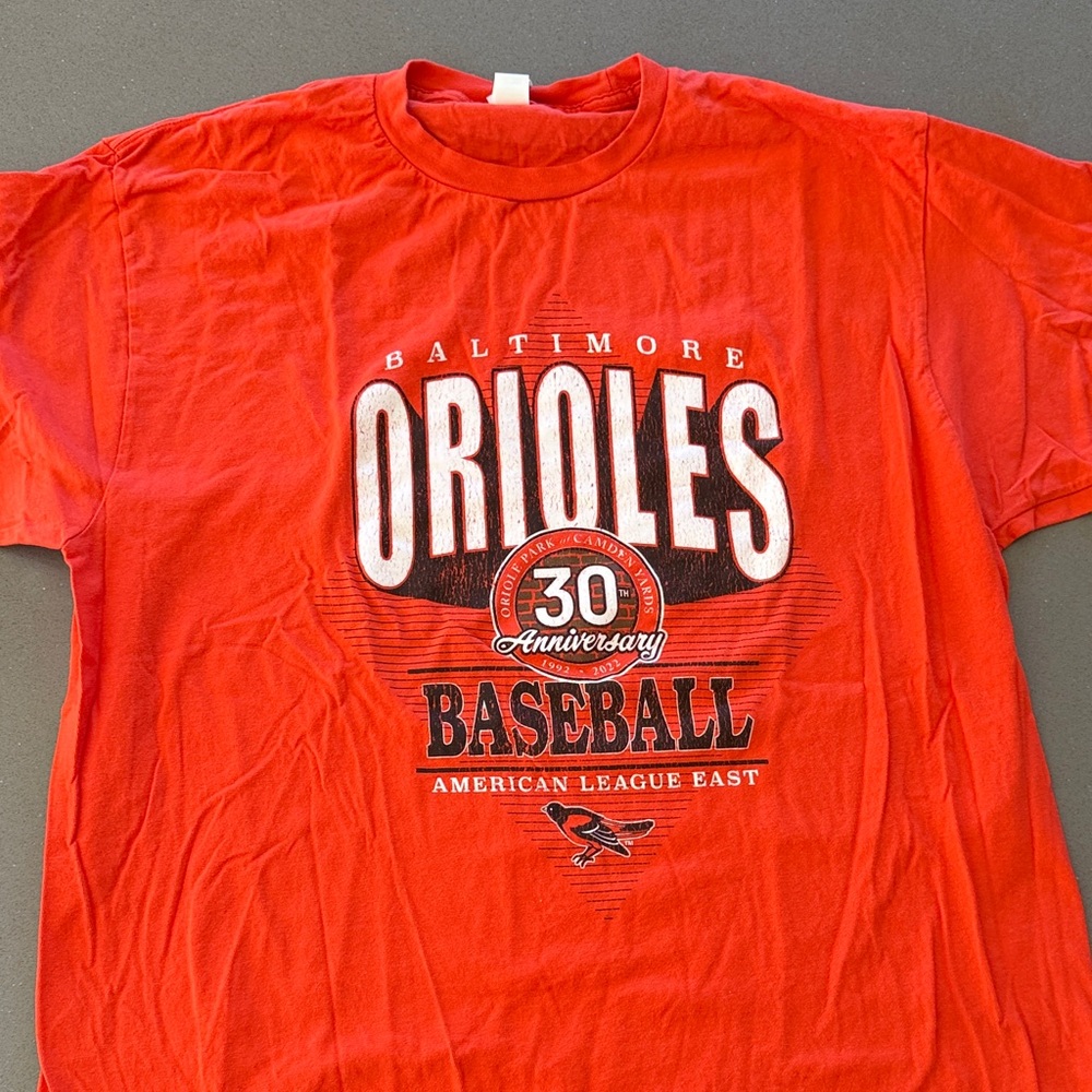 Baltimore Orioles 30th Anniversary Baseball Tee XL